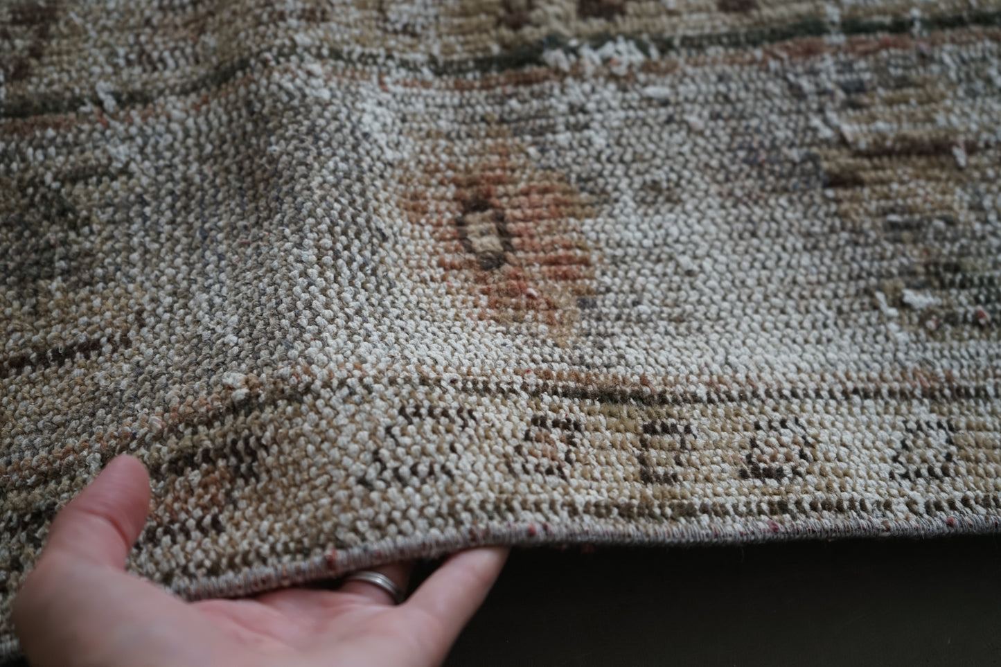 TURKEY VINTAGE SMALL GRAY RUG 100 × 51 cm No.TR25172