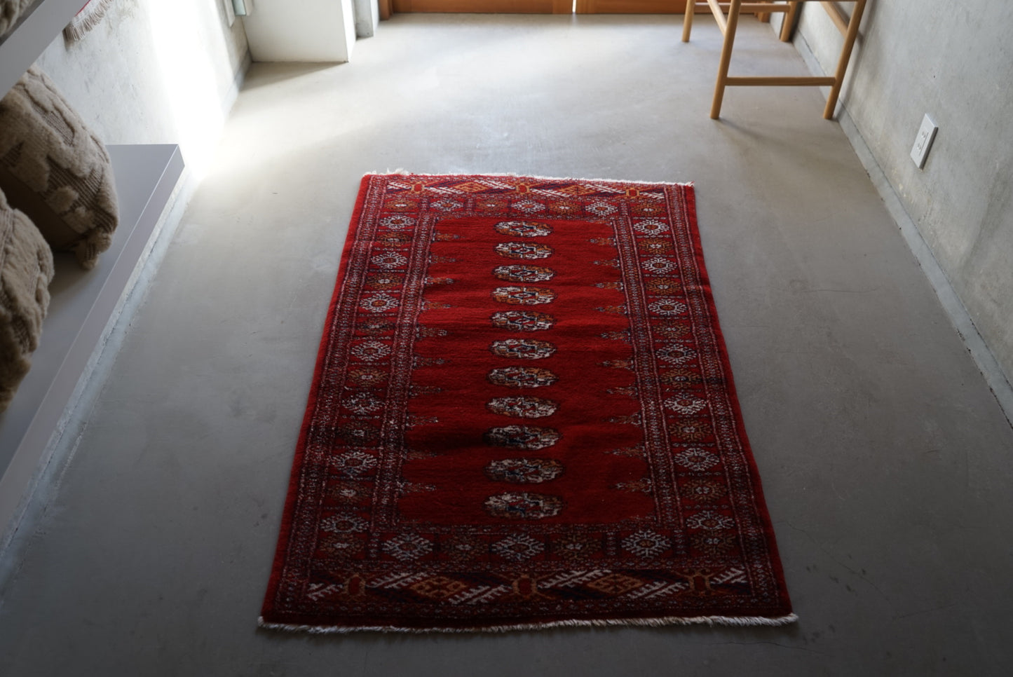 Türkiye Old Turkmen Red 1970年代 141 × 93 cm No.TR25232