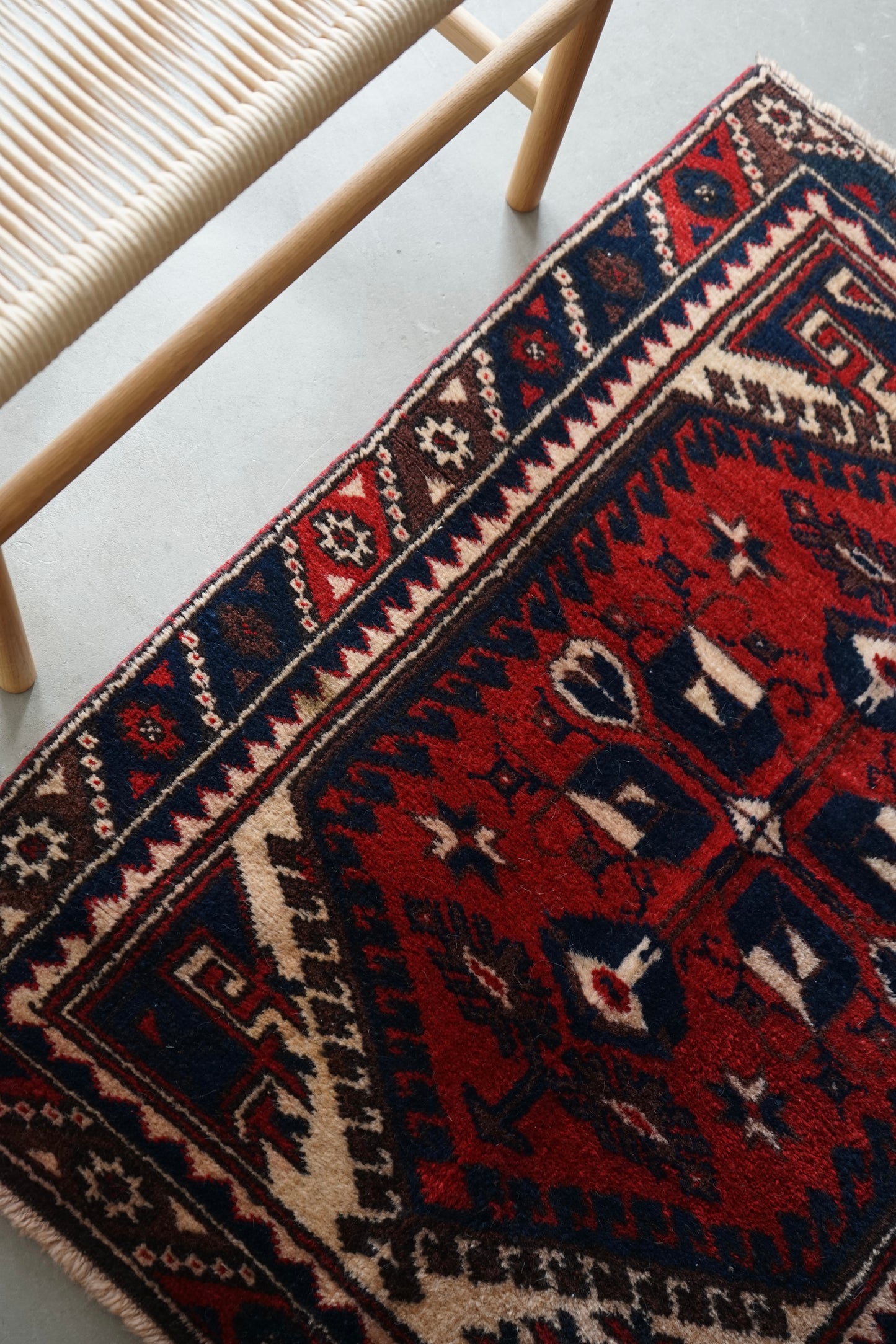 TURKEY VINTAGE ANATOLIA "NOMAD LIFE" 1980年代 109 × 85.5 cm