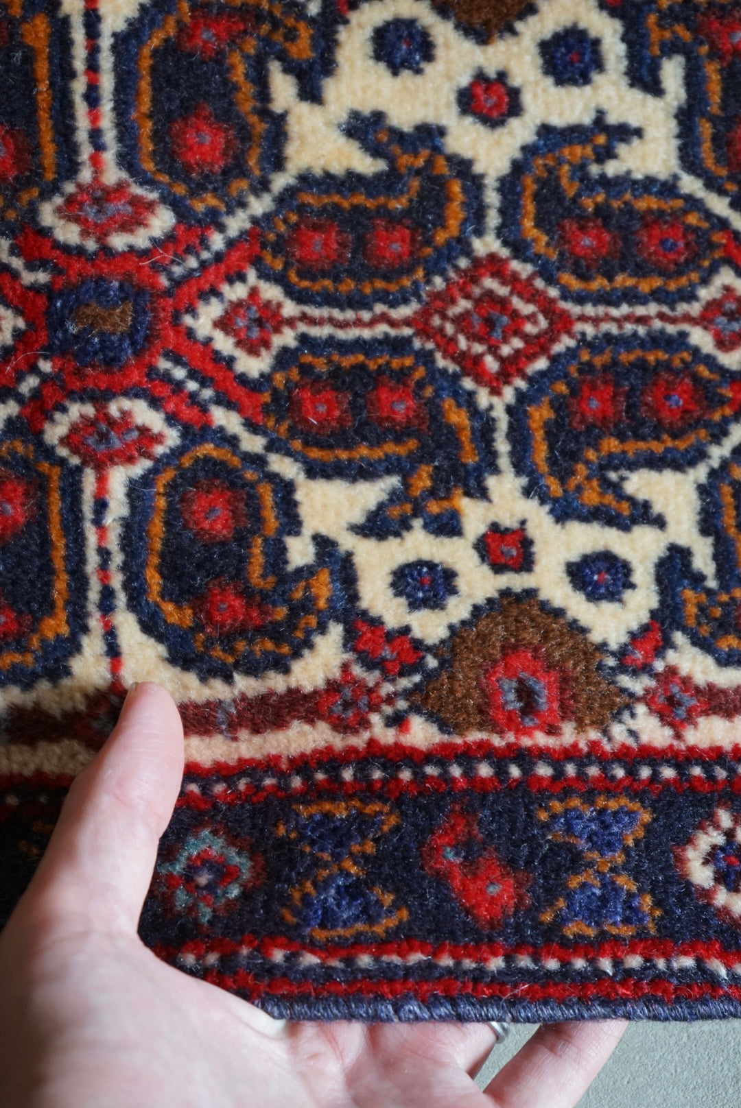 IRAN OLD SANANDAJI BOTEH 1940年代 97 × 68.5 cm