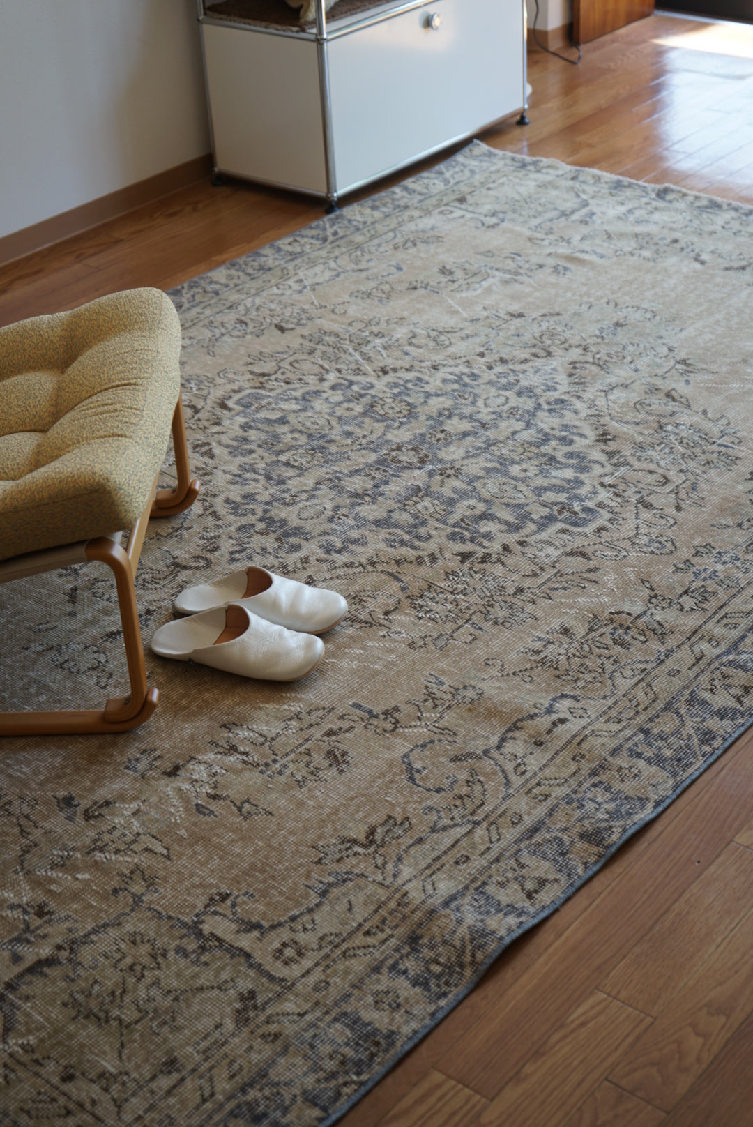 Türkiye Old Isparta Beige , BlueGlay 1970年代 267 × 169 cm No.TR25289