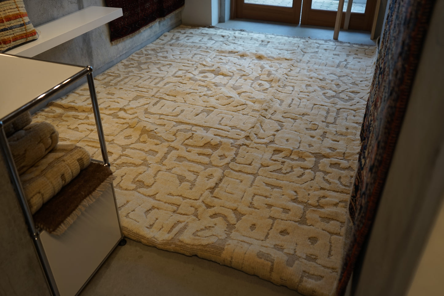 店頭販売 ORIGINAL IRAN  QASHQAI KILIM LIVING MAIN SIZE " ANCIENT " 300 × 200 cm