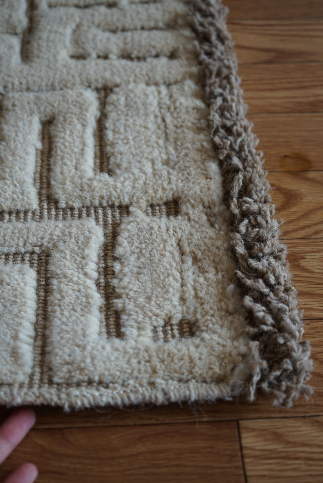 店頭販売 ORIGINAL IRAN QASHQAI KILIM DOORSIZE " QANAT " 95 × 65 cm