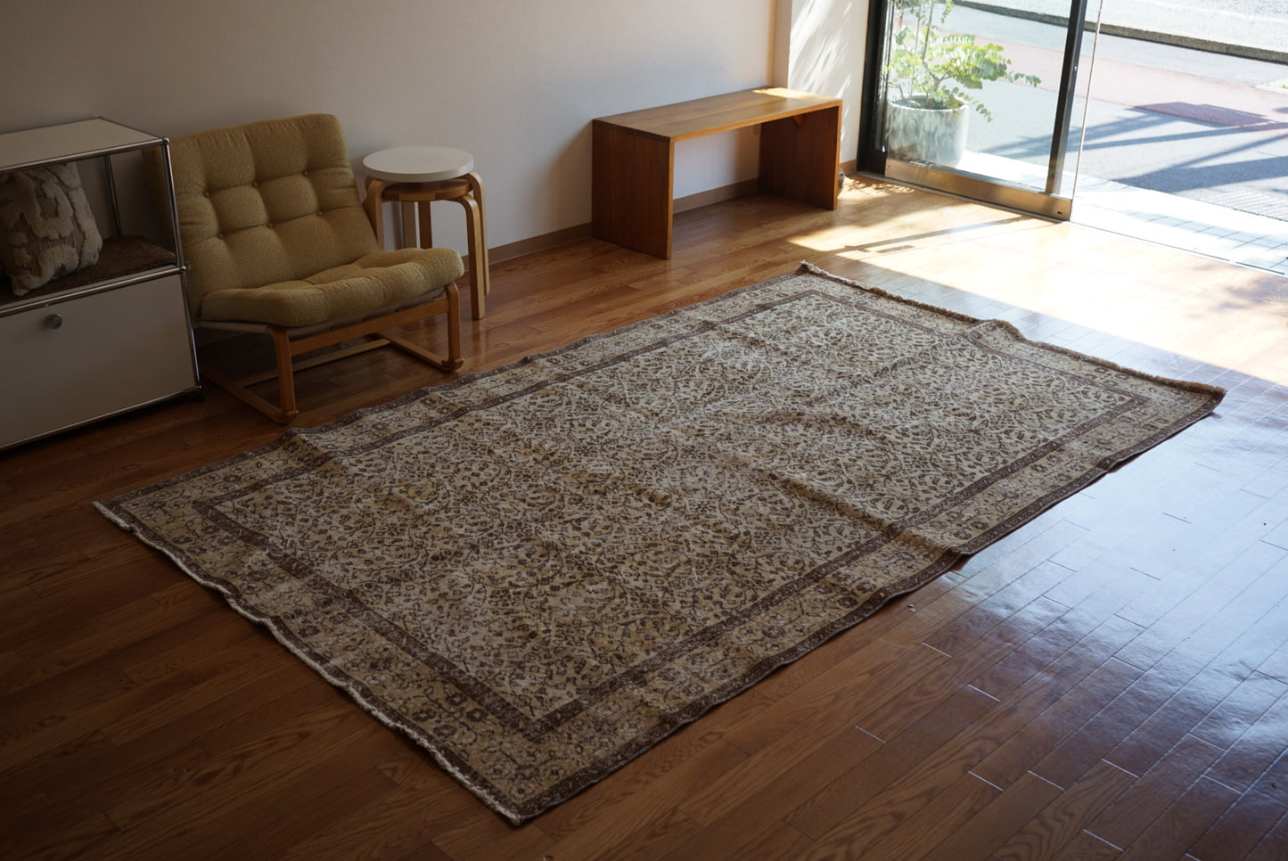 Türkiye Old Isparta Goldenbeige , Brown 1970年代 263 × 162 cm No.TR25404
