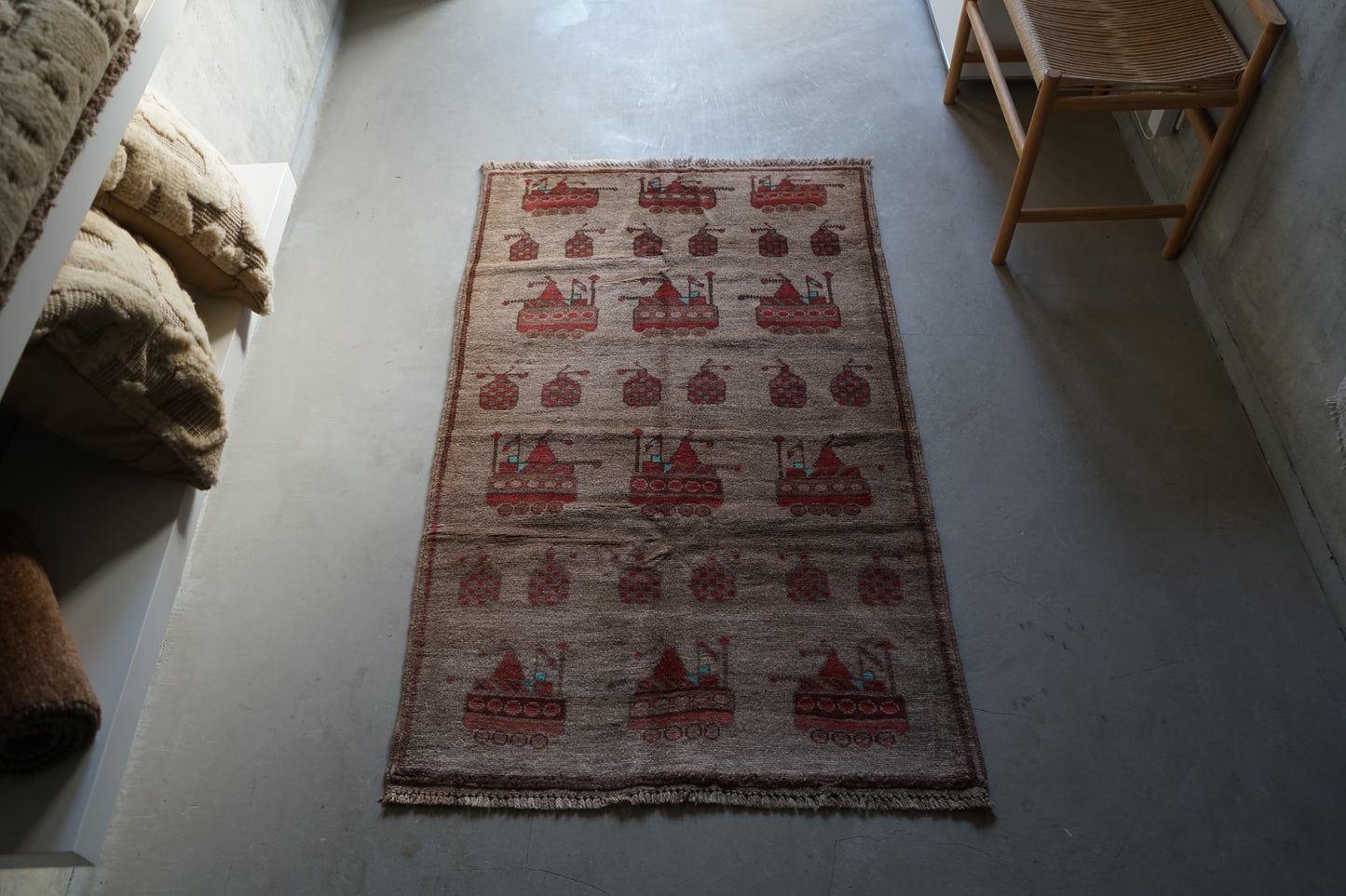 AFGHANISTAN VINTAGE WAR RUG 1980年代 149× 90 cm No.AF2512