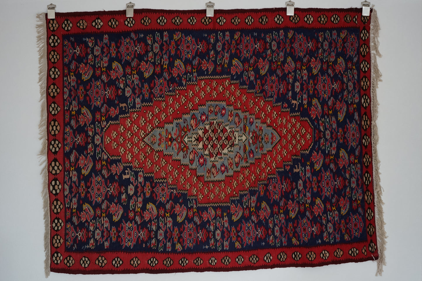 IRAN ANTIQUE SANANDAJI KURDISTAN 1900年代 140 × 110 cm