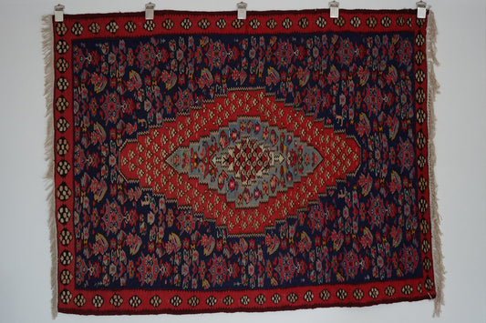 IRAN ANTIQUE SANANDAJI KURDISTAN 1900年代 140 × 110 cm
