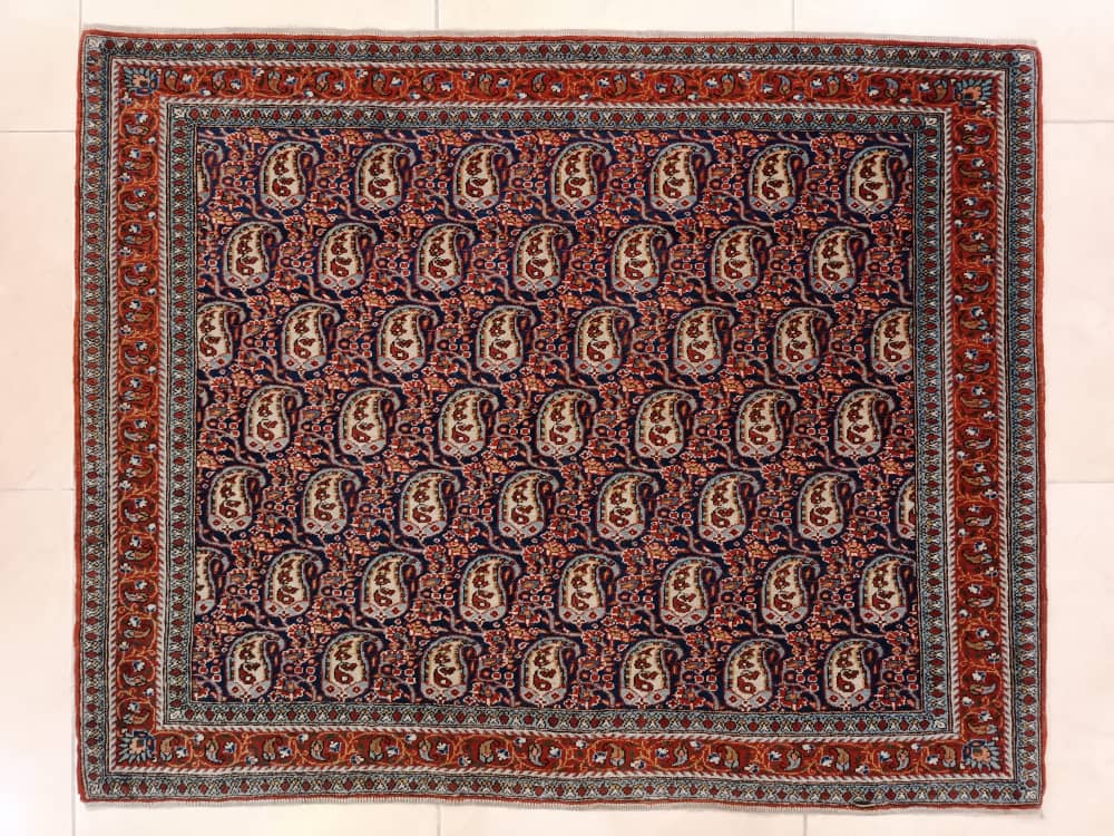 Iran antiques | 
Qom Pishpharma rajshomar 1840年代 108×86cm