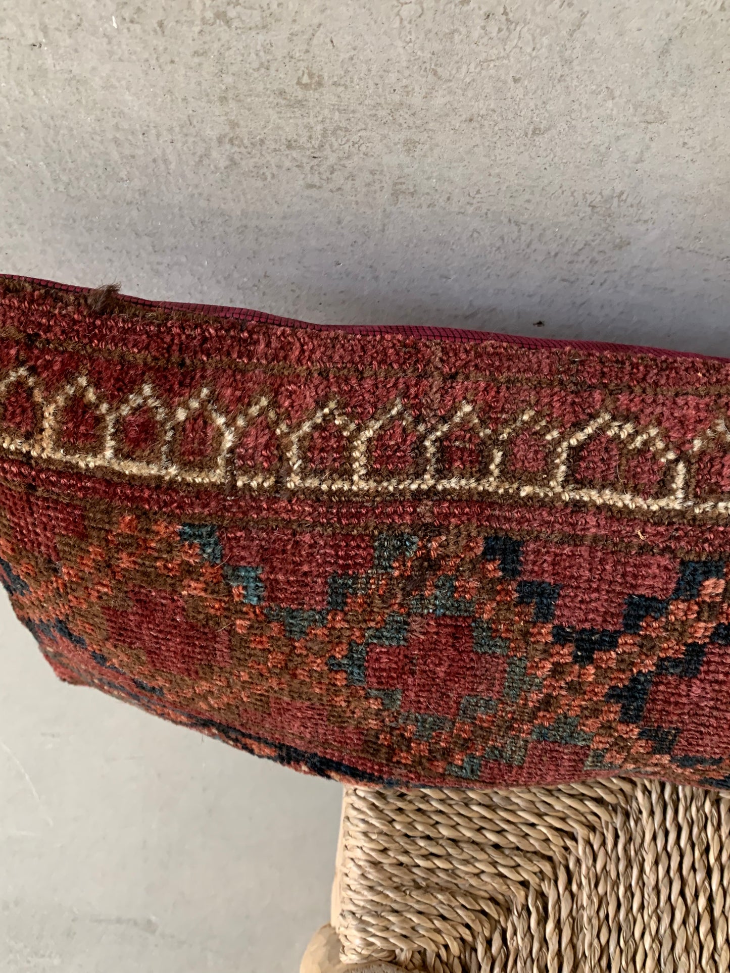 Iran antiques | Torkaman cushion cover 1820年代 67×25.5cm