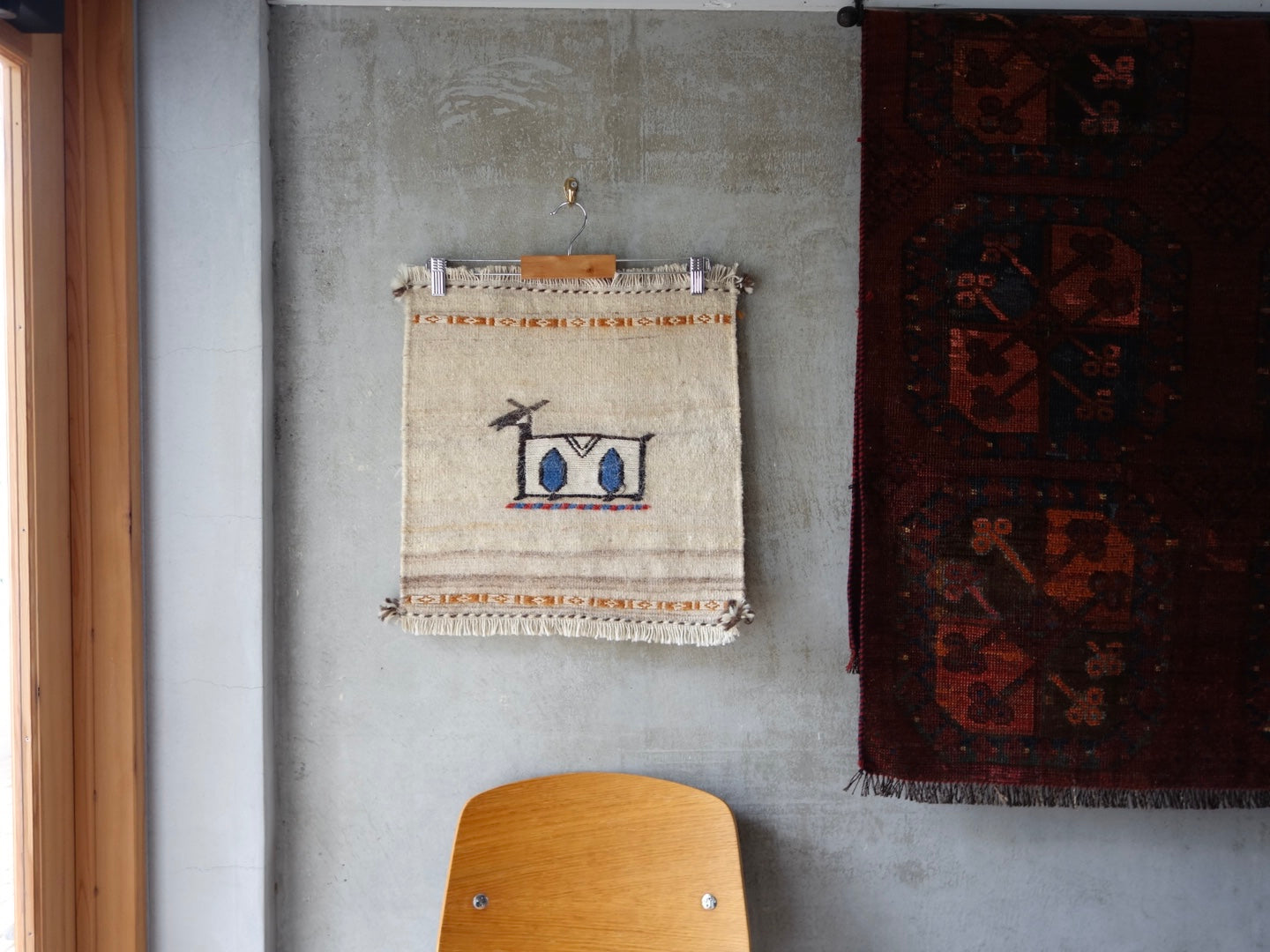 Iran modern | Qashqai Kilim 43×43cm【No.33】