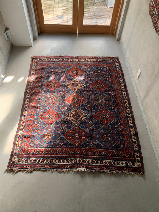 IRAN ANTIQUE SHIRAZ AFSHAR 1820年代 184 × 144 cm