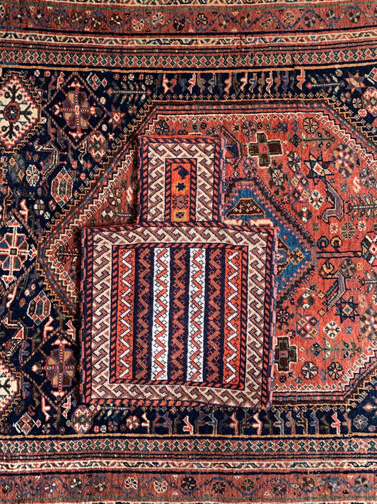 AFGHANISTAN-IRAN OLD SALT BAG 1960年代 59.5 × 43 cm