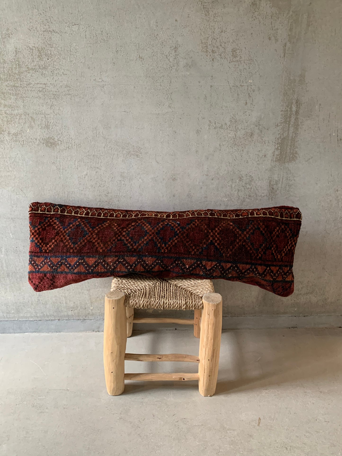 Iran antiques | Torkaman cushion cover 1820年代 83×28cm
