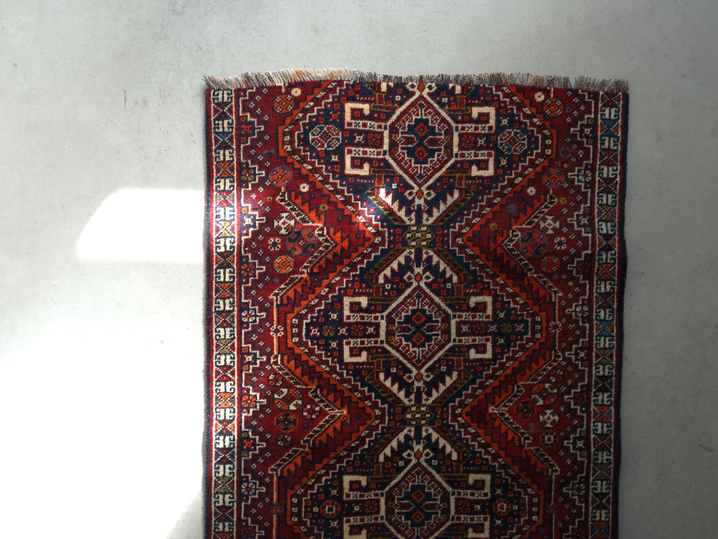 Iran antiques | Ghashghaei Bergamot 1900 95×73.5cm