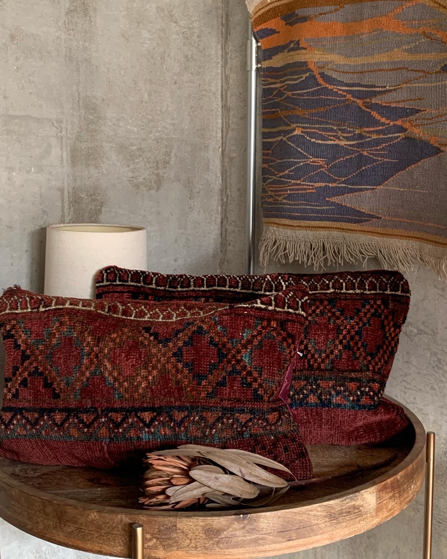 Iran antiques | Torkaman cushion cover 1820 50×31cm