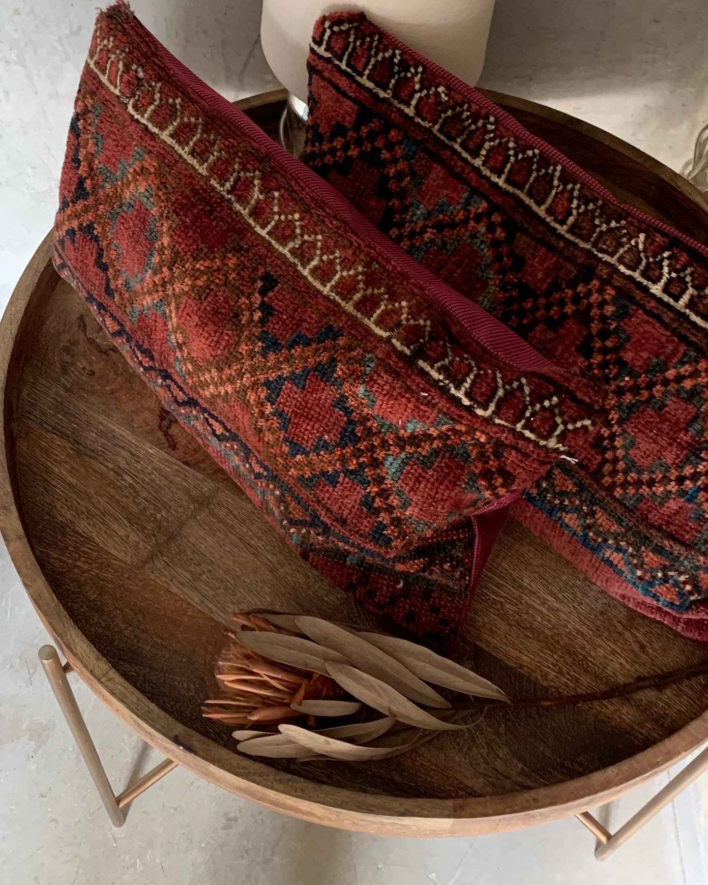 Iran antiques | Torkaman cushion cover 1820年代 67×24cm