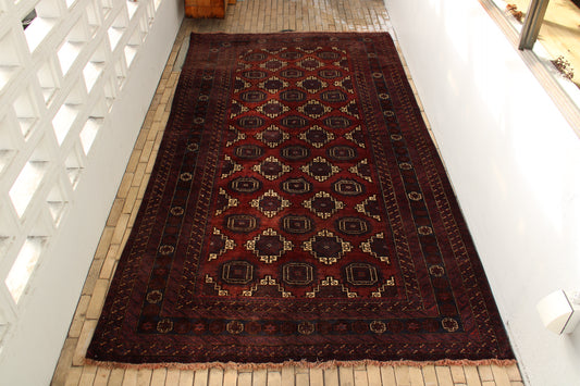 AFGHANISTAN OLD BALUCH PURPLE 1970年代 304 × 165 cm