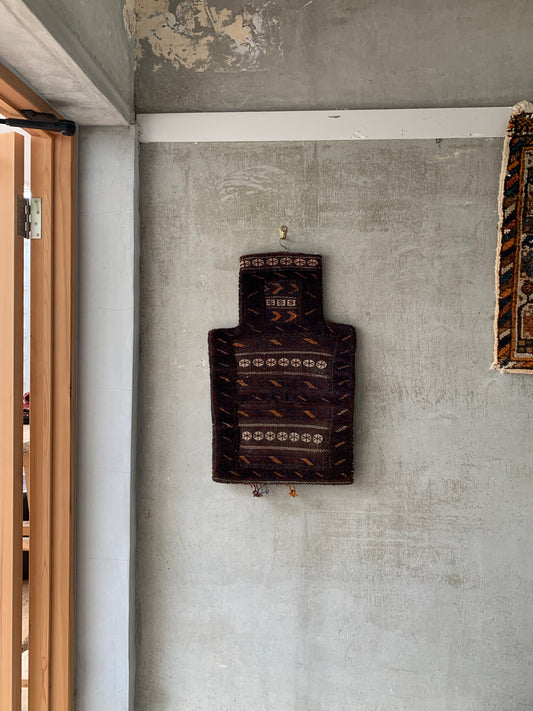 AFGHANISTAN OLD BALUCH FARAH SALT BAG 1970年代 60 × 38 cm