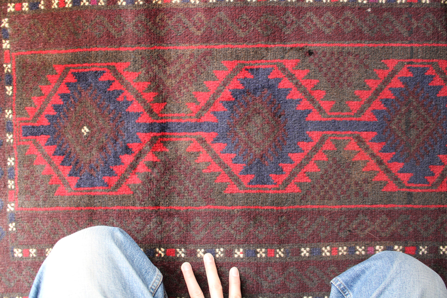 Afghanistan Baluch 1970-1980年代 88×59cm No.15